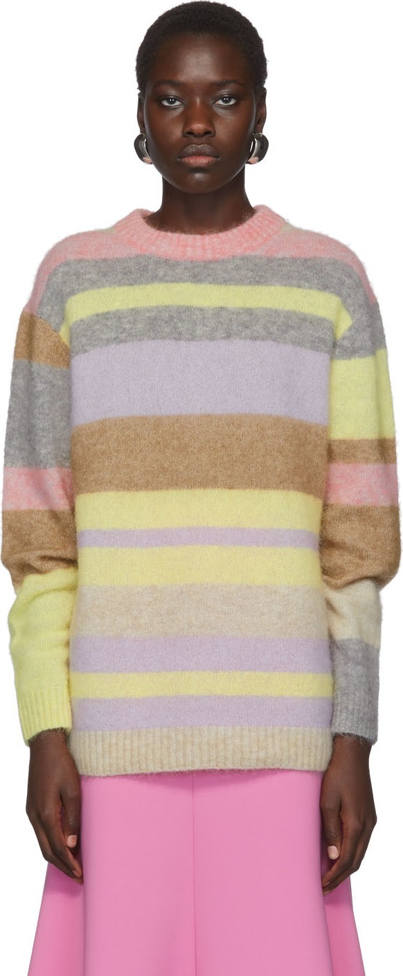 Acne Studios Purple & Yellow Kalbah Sweater