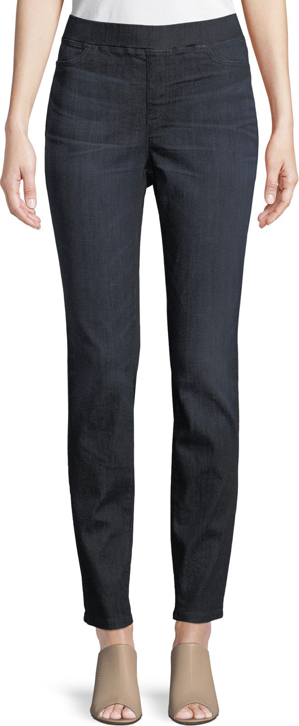 Eileen Fisher Organic Cotton Soft Stretch-Denim Leggings