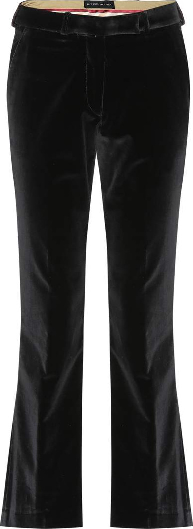 Etro Velvet flared pants