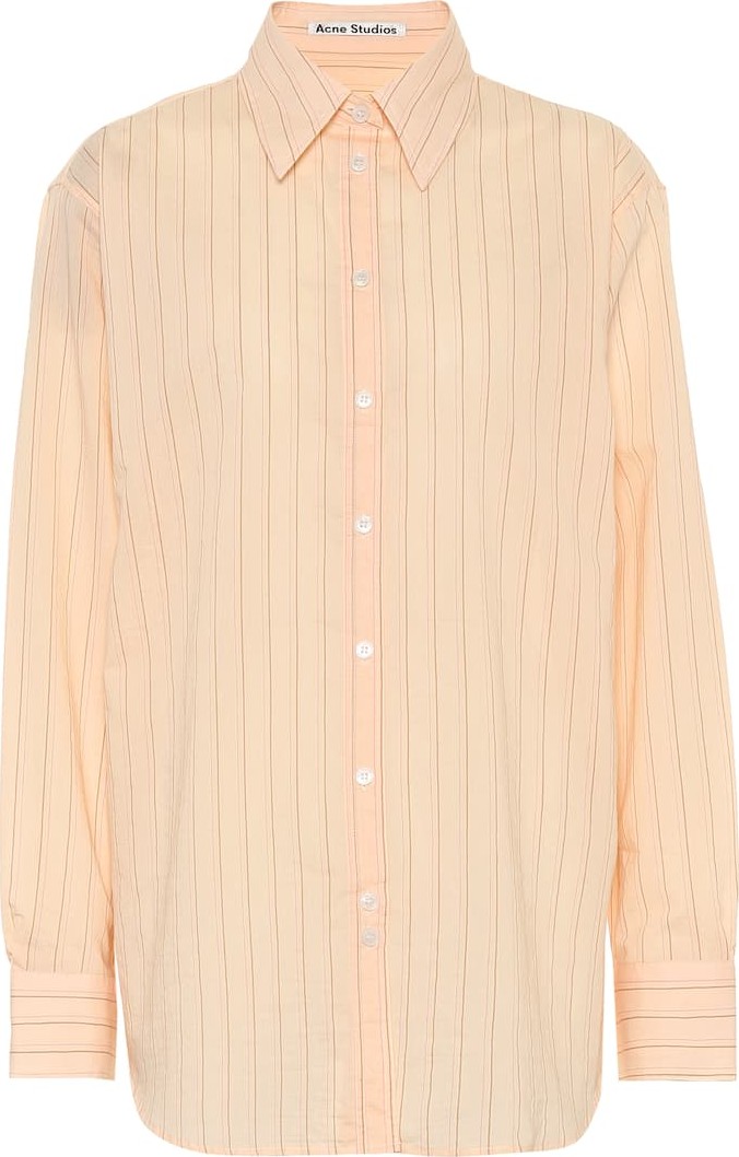Acne Studios Striped cotton-blend shirt