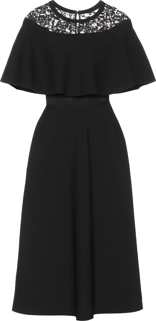 Valentino Lace-trimmed dress