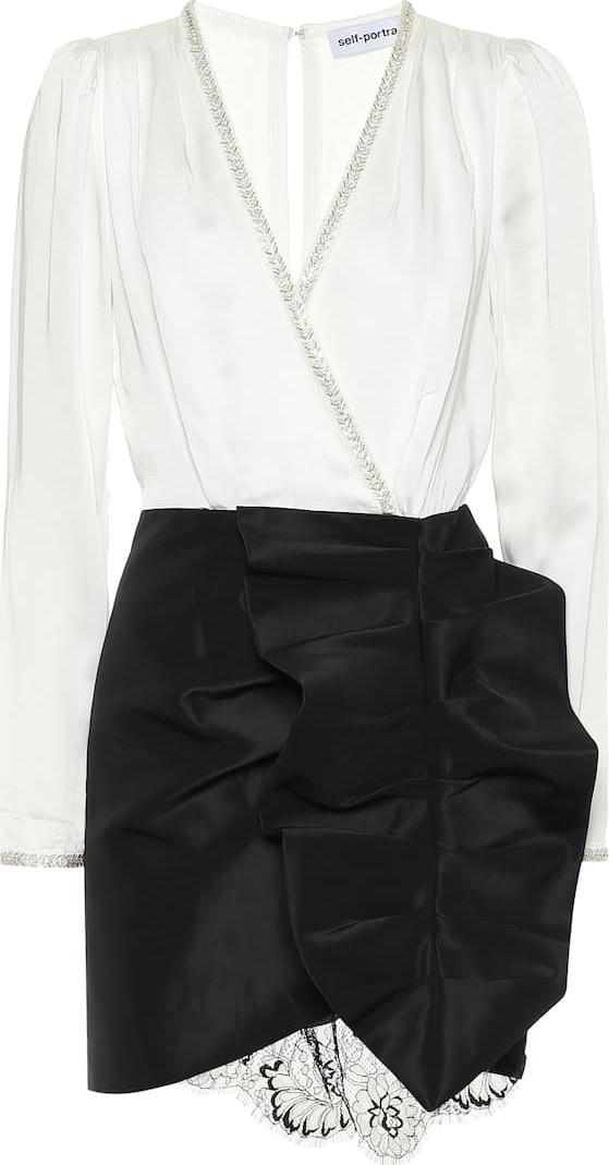 Self Portrait Embellished minidress