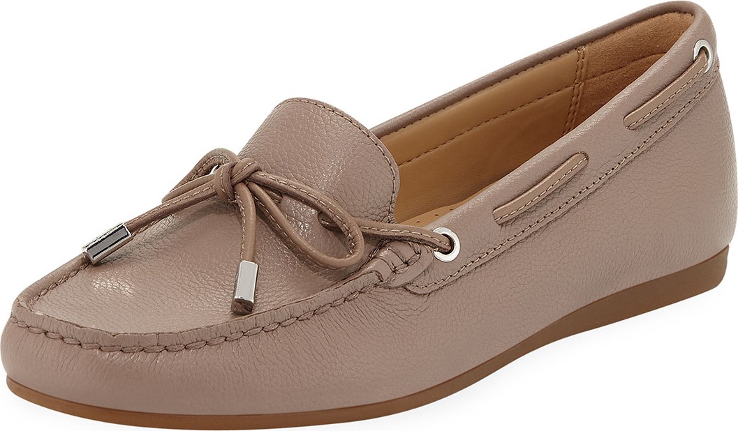 MICHAEL MICHAEL KORS Sutton Tumbled Leather Moccasins