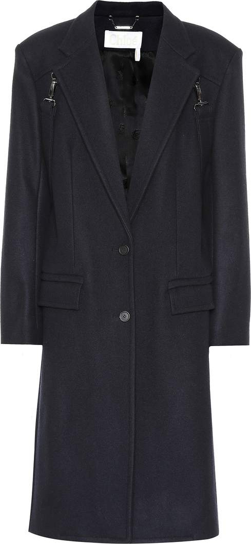 Chloe Stretch wool-blend coat