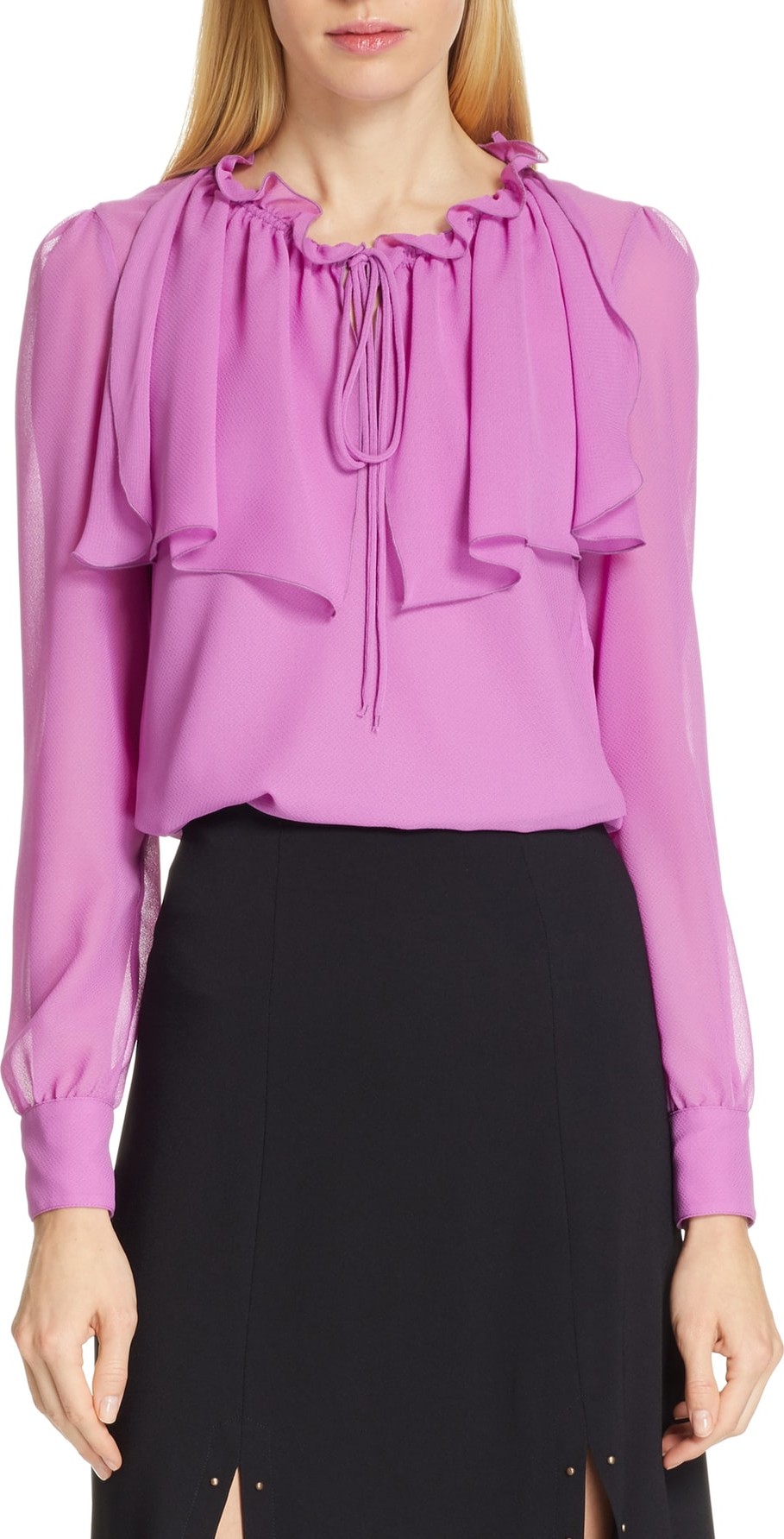 See By Chloé Ruffle Neck Blouse