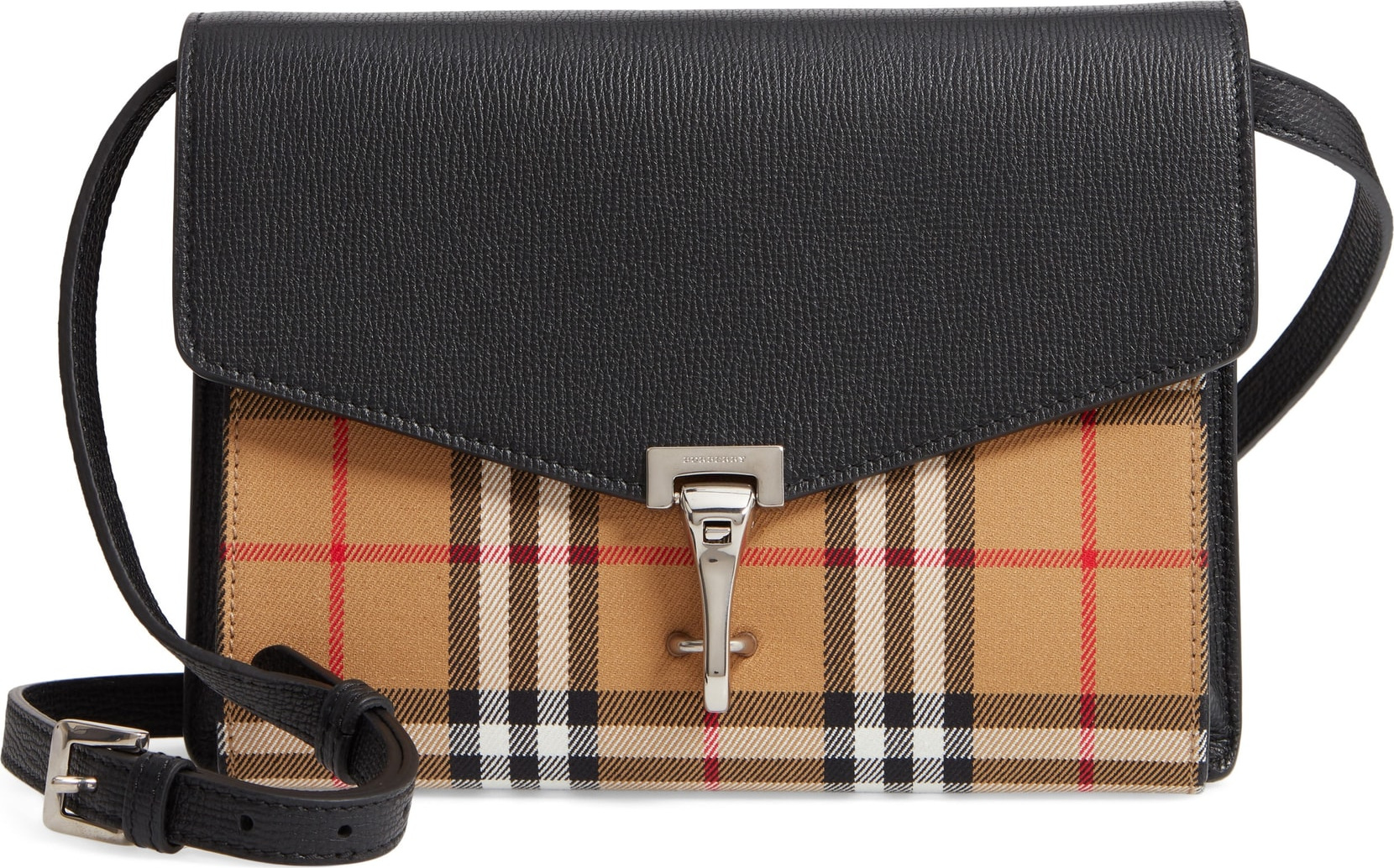 Burberry London England Small Macken House Check Crossbody Bag