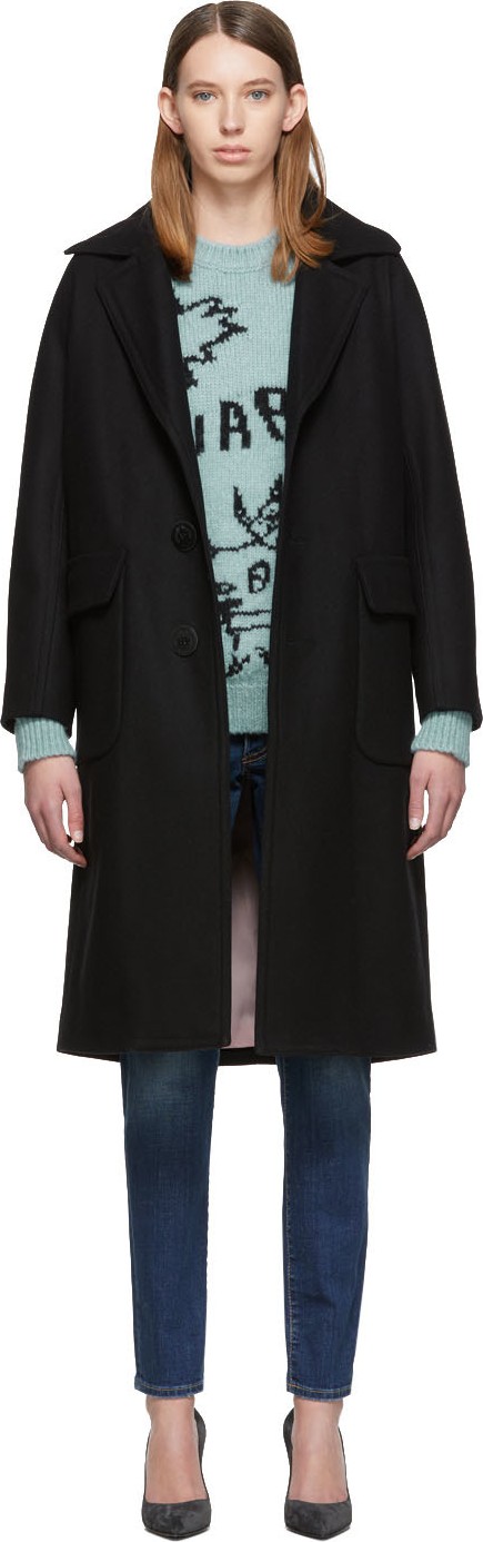 DSQUARED2 Black Alberta Coat