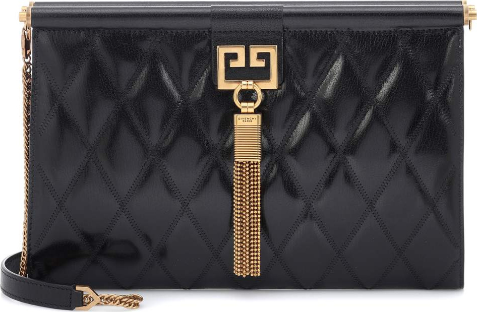 Givenchy Gem Medium quilted leather clutch