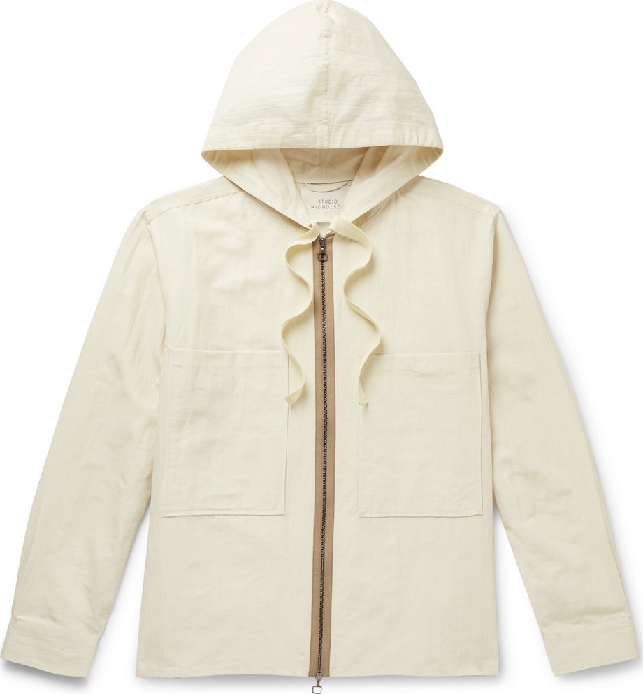 Studio Nicholson Hillman Slub Woven Hooded Jacket