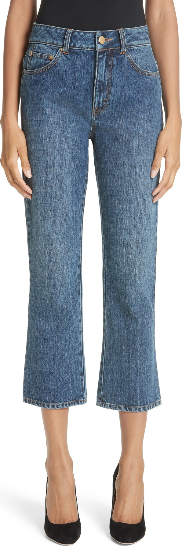 Co Crop Flare Jeans