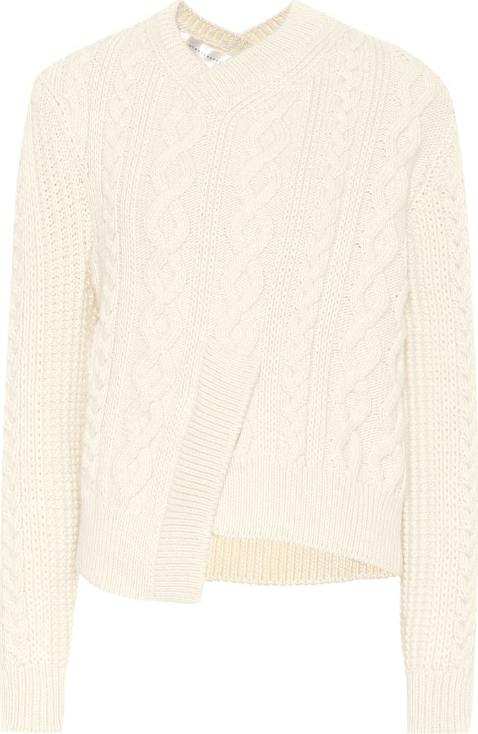 Victoria Beckham Cable-knit wool sweater