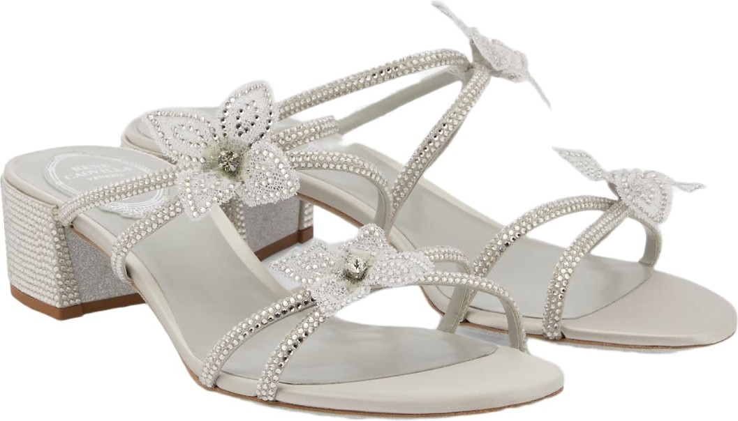 Rene Caovilla - Caterina embellished bow-detail sandals