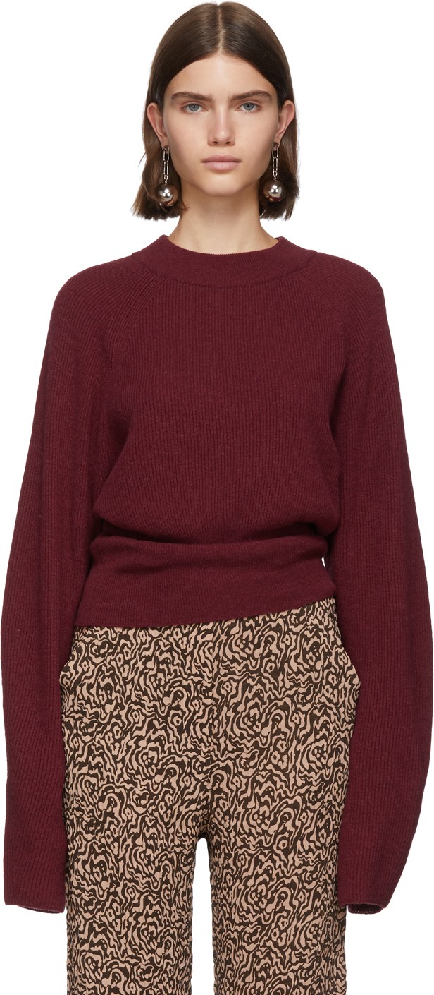 Nanushka Red Merino & Cashmere Arden Sweater