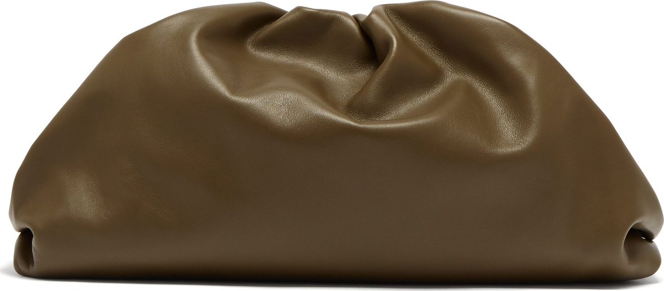 Bottega Veneta The Pouch large leather clutch bag