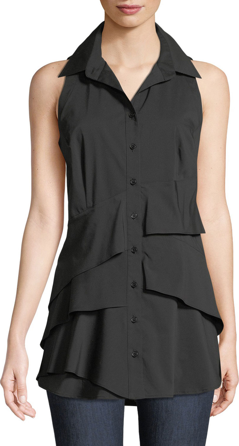 Finley Jenna Sleeveless Tiered Blouse