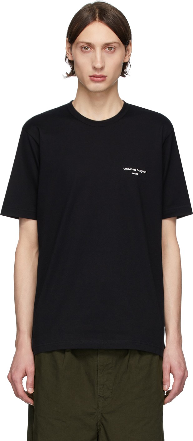 Comme des Garçons Homme Black Logo T-Shirt