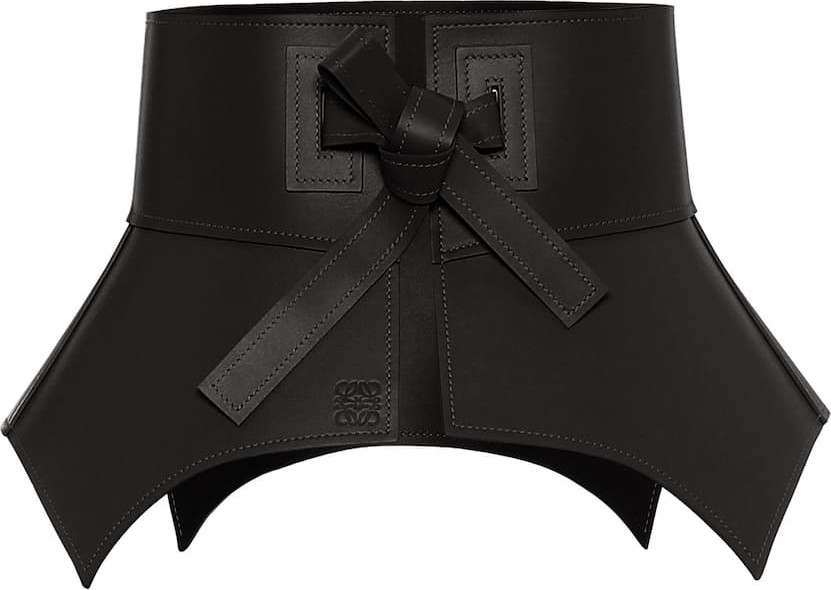 LOEWE Obi leather corset belt