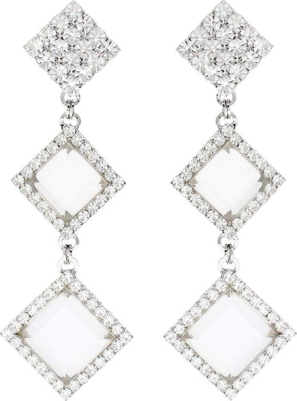 Alessandra Rich Crystal clip-on earrings