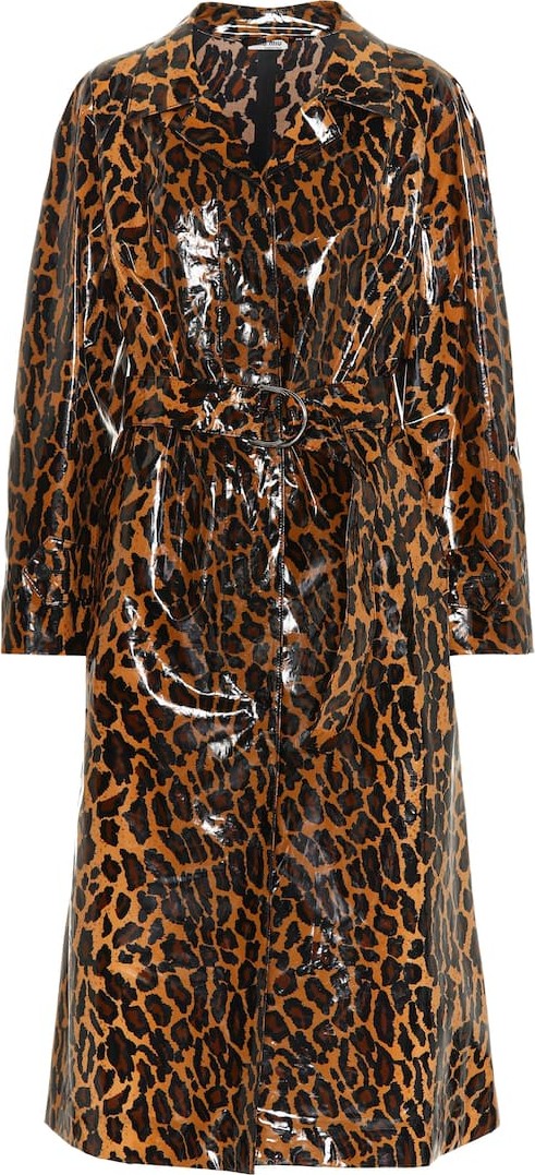Miu Miu Leopard-printed coat