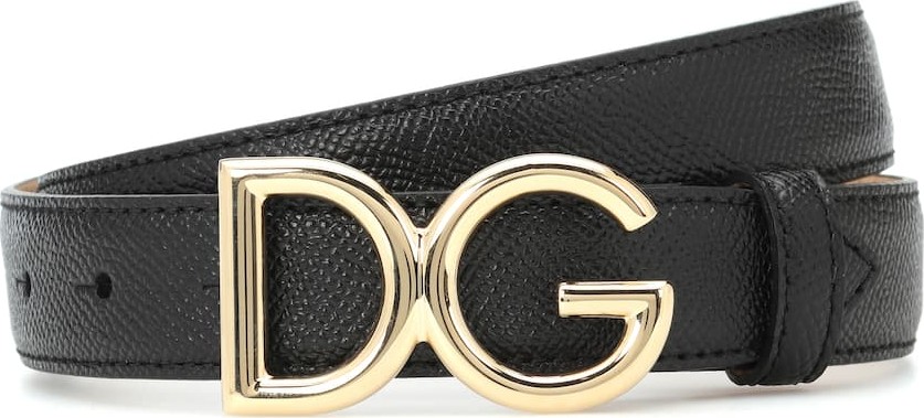 Dolce & Gabbana DG leather belt