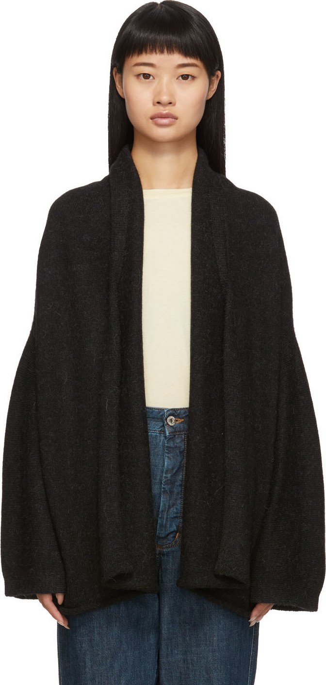 Lauren Manoogian Black Slouch Cardigan