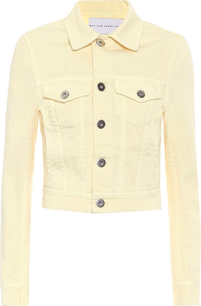 Matthew Adams Dolan Cropped denim jacket