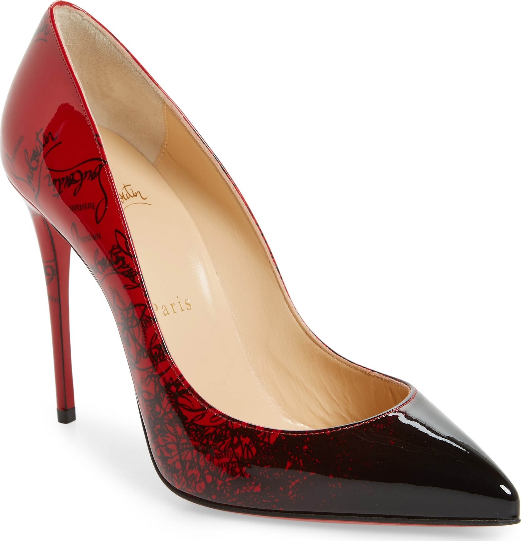 Christian Louboutin Pigalle Follies Logo Pump