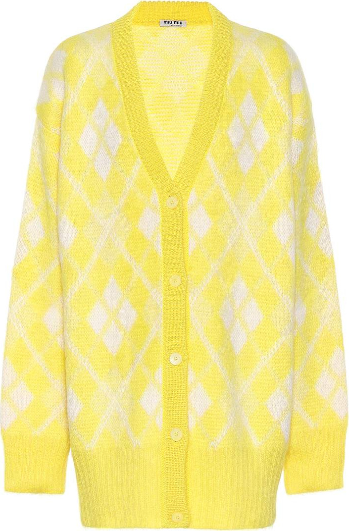 Miu Miu Mohair-blend cardigan