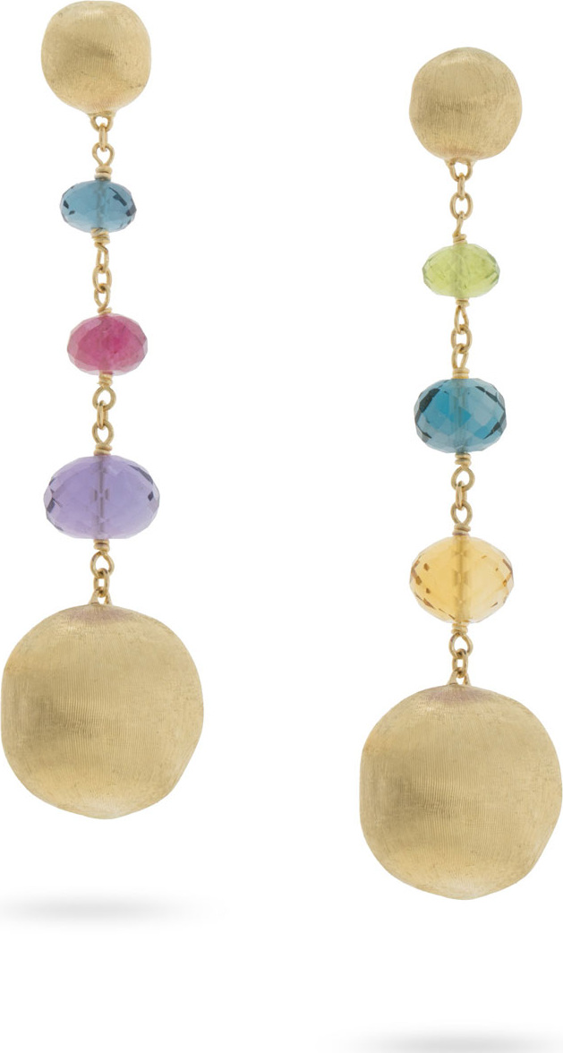 Marco Bicego Africa 18k Medium Gem Drop Earrings