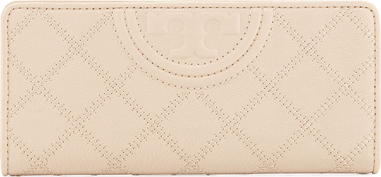 Tory Burch Fleming Distressed Slim Envelope Wallet