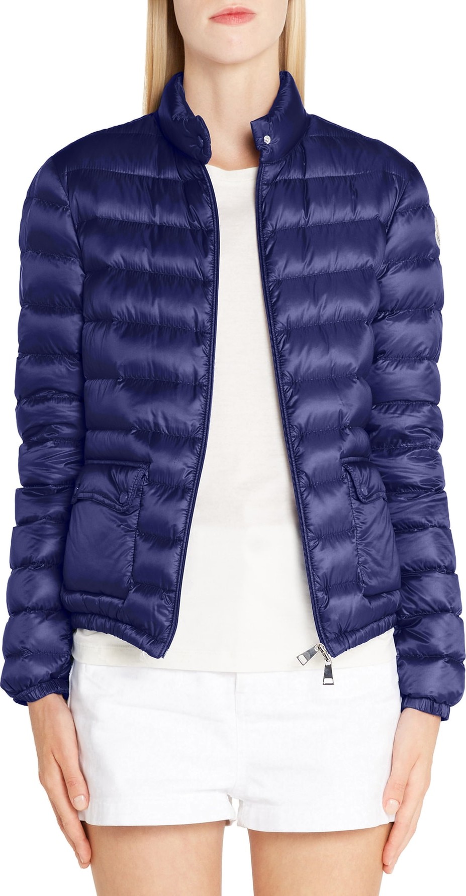 Moncler Lans Water Resistant Quilted Down Jacket