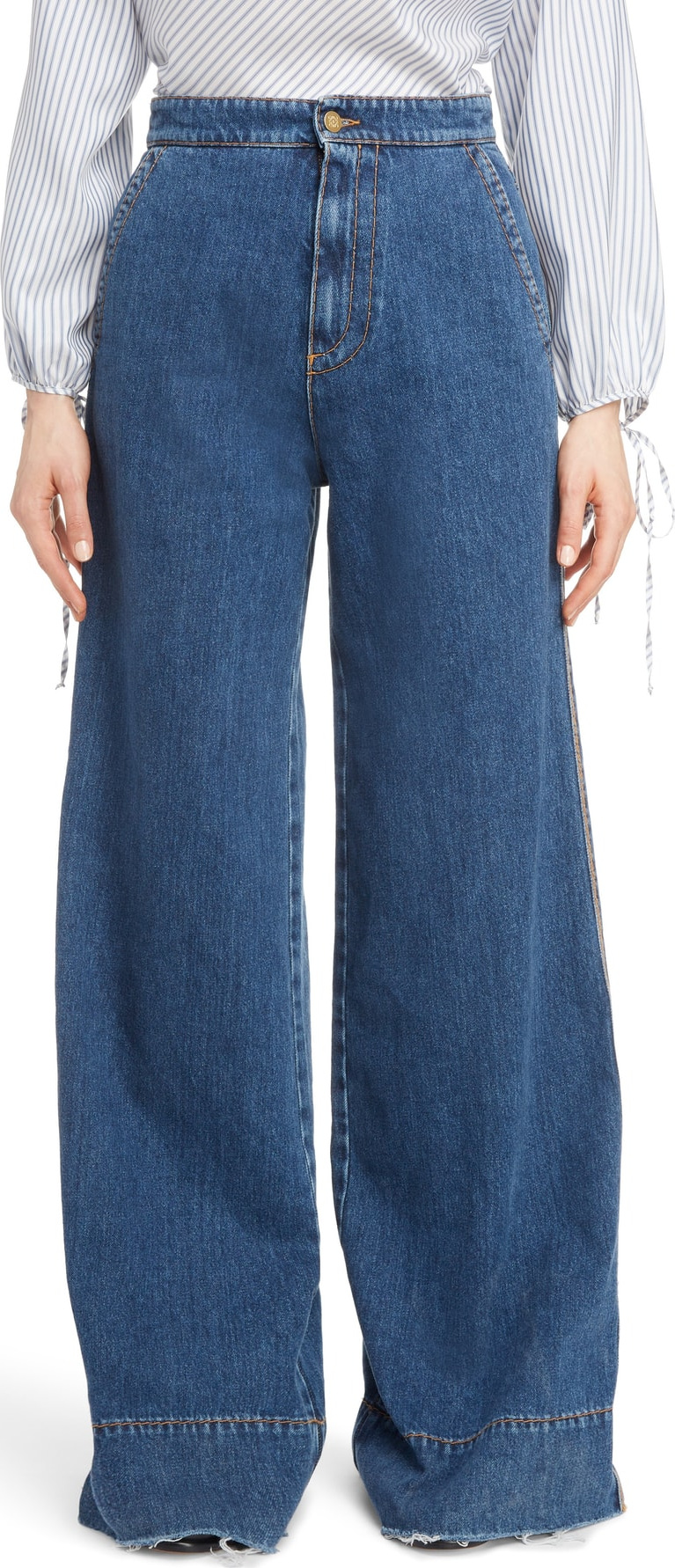 LOEWE Wide Leg Jeans