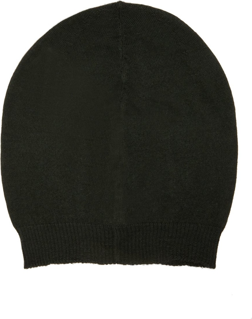 Rick Owens Ribbed-cuff cashmere beanie hat