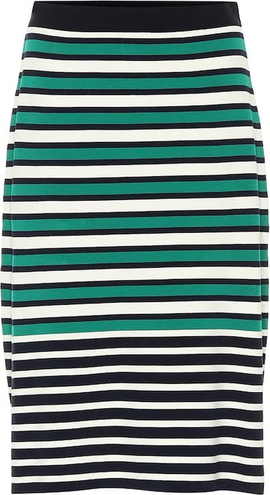 Tory Sport Striped knit skirt