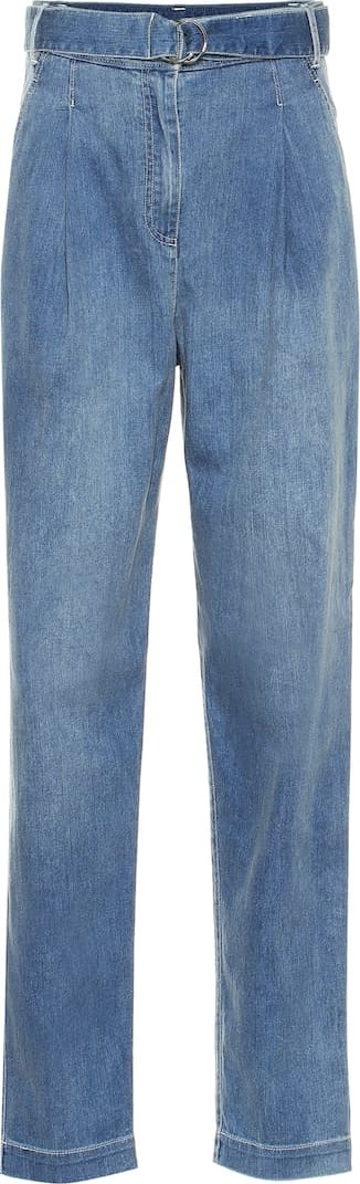 Tibi High-rise wide-leg jeans