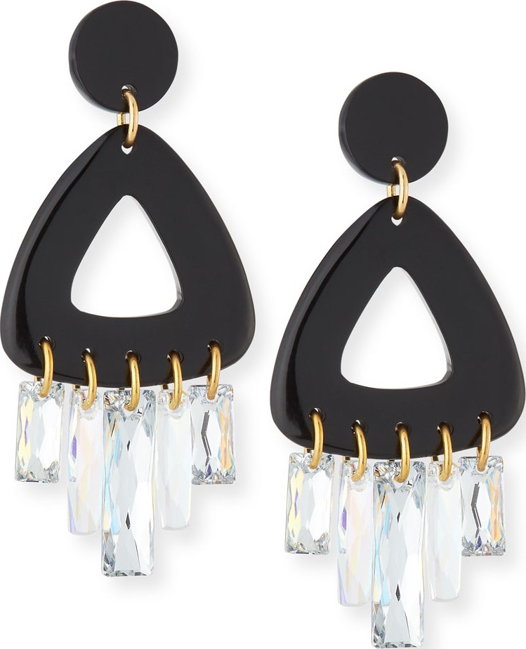 NEST Jewelry Crystal Drop Statement Earrings