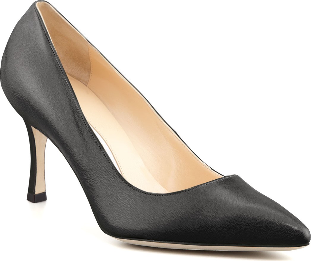 Manolo Blahnik BB Leather 70mm Pump