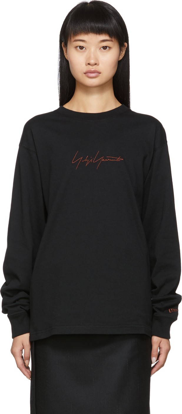 Yohji Yamamoto Black New Era Edition Long Sleeve T-Shirt