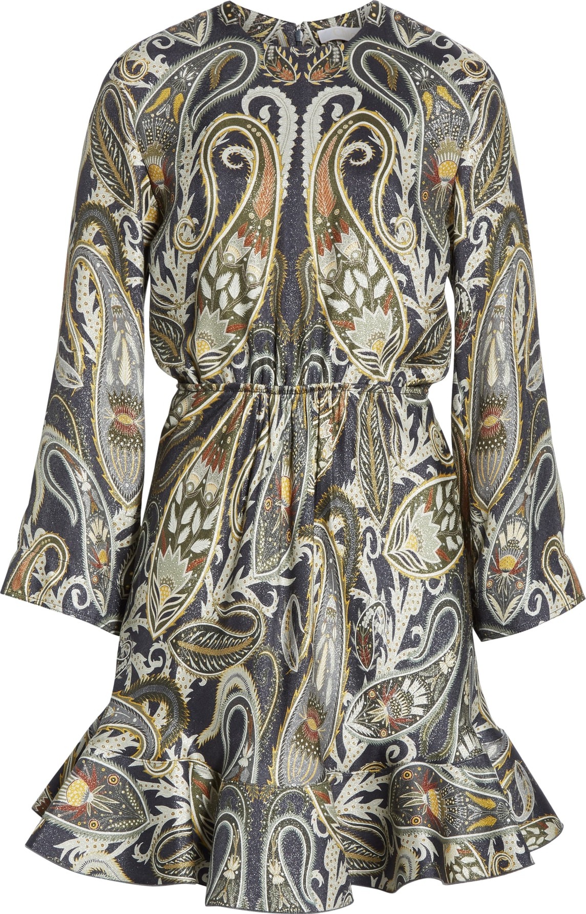 Chloe Paisley Silk Blend Minidress