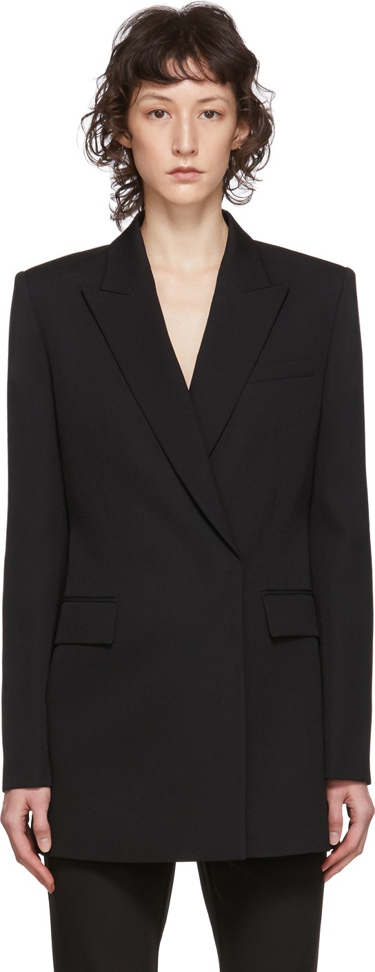 Juun.J Black Belted Blazer