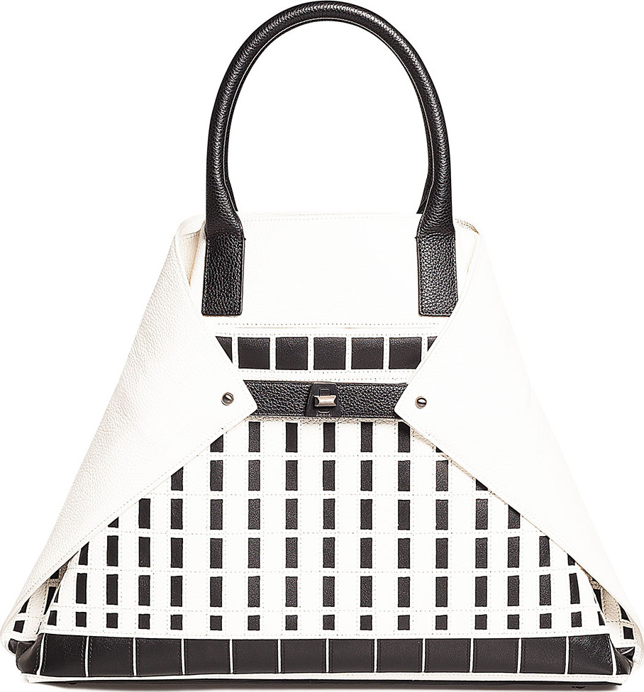 Akris Ai Medium Hotel Facade Top-Handle Bag