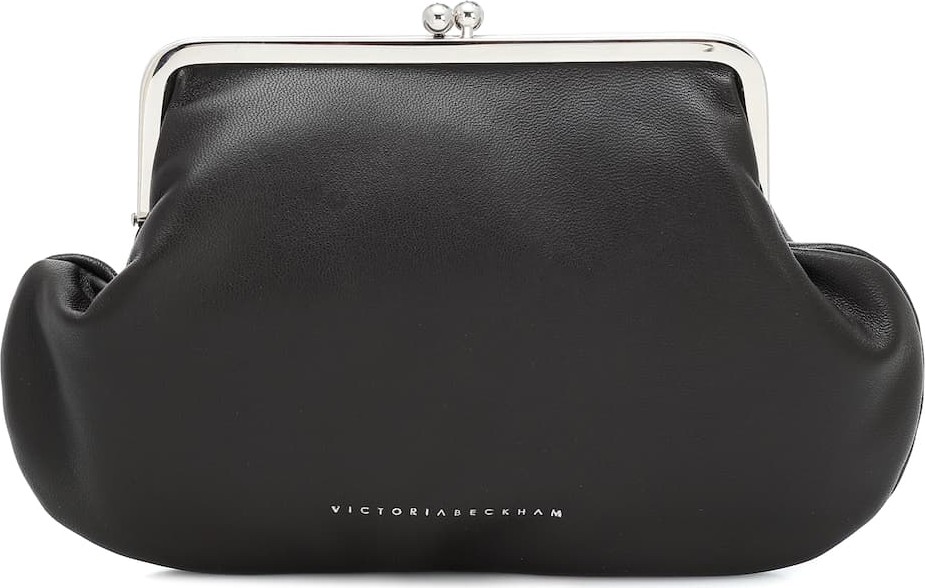 Victoria Beckham Pocket nappa leather clutch