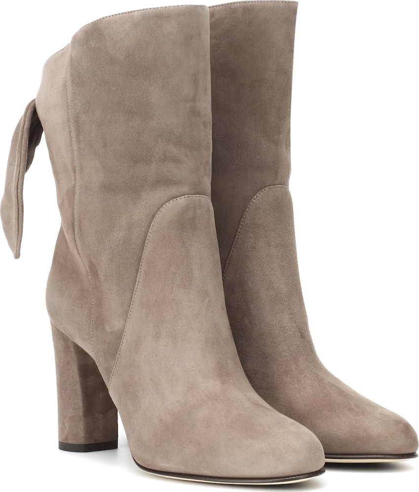 Jimmy Choo Malene 85 suede ankle boots