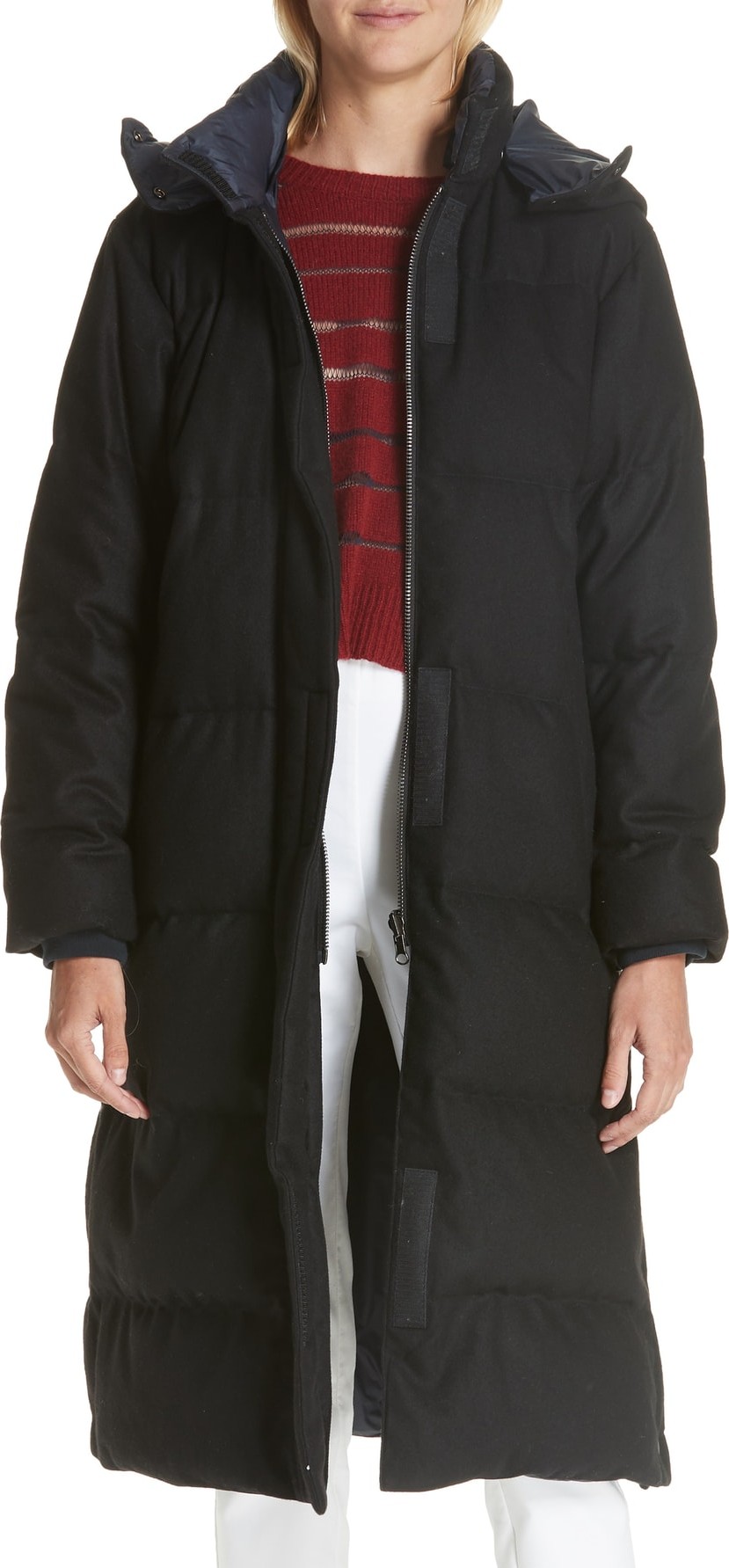 Rag & Bone Jenset Quilted Wool Blend Coat