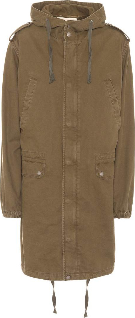 Saint Laurent Cotton and linen military parka
