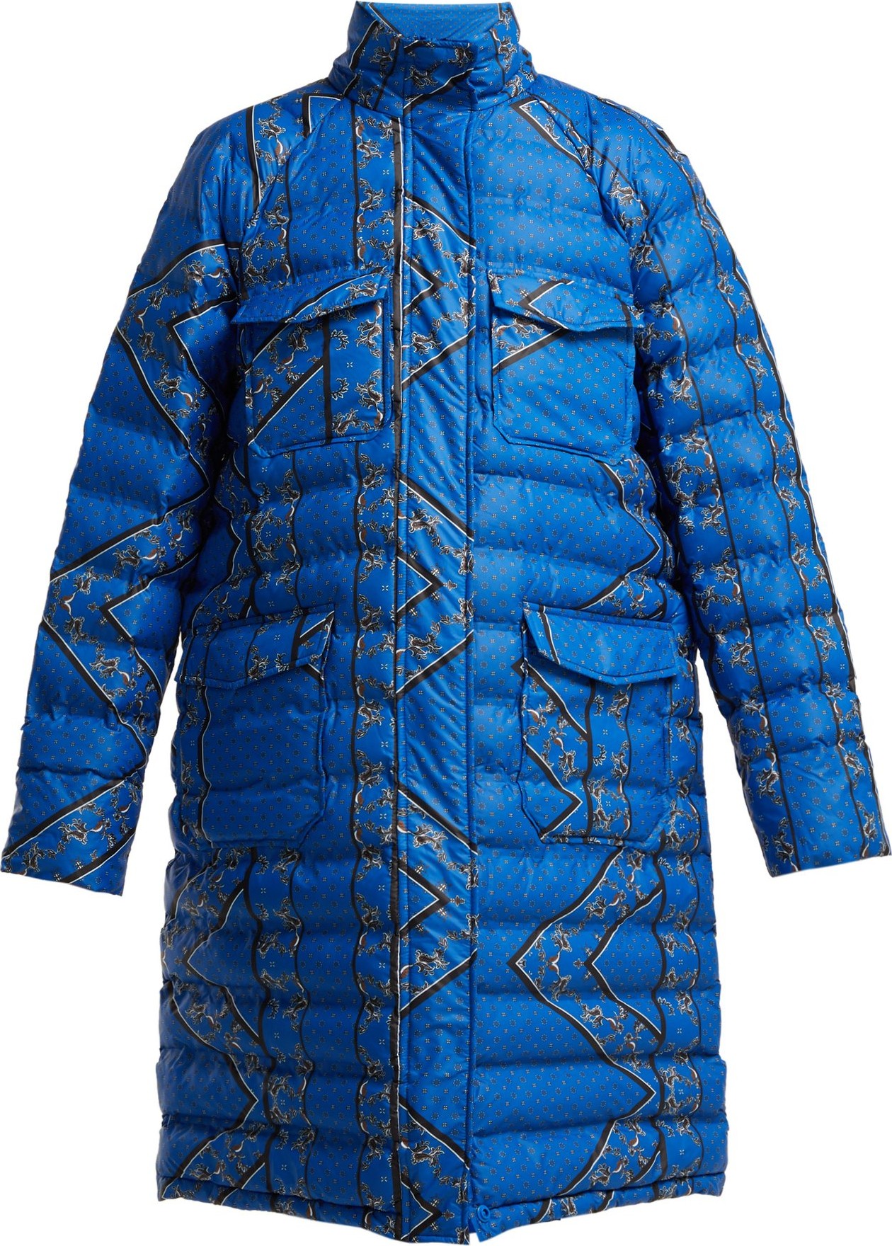 Ganni Foxworth printed down jacket