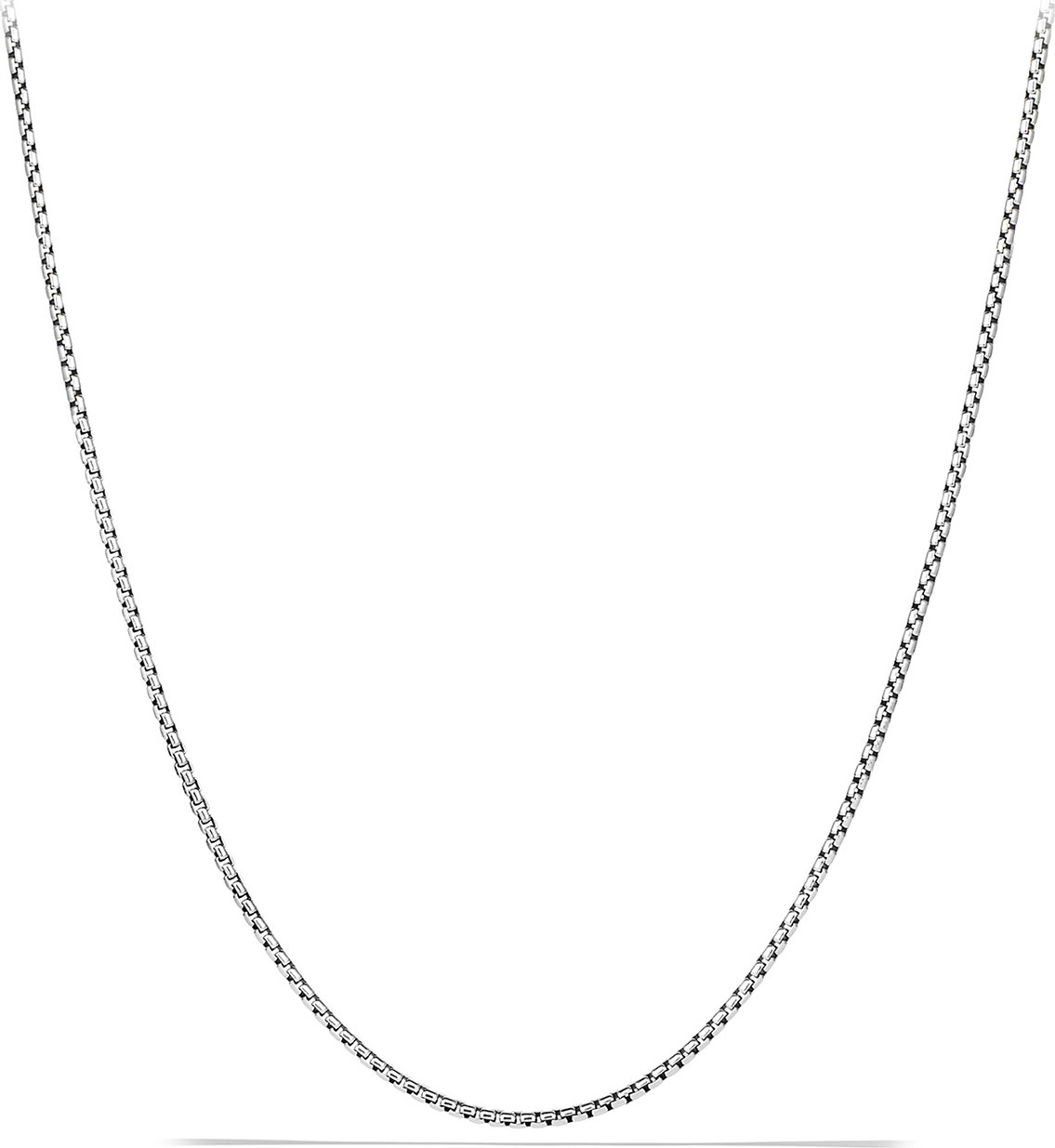 David Yurman SM BOX CHN SLV 24IN