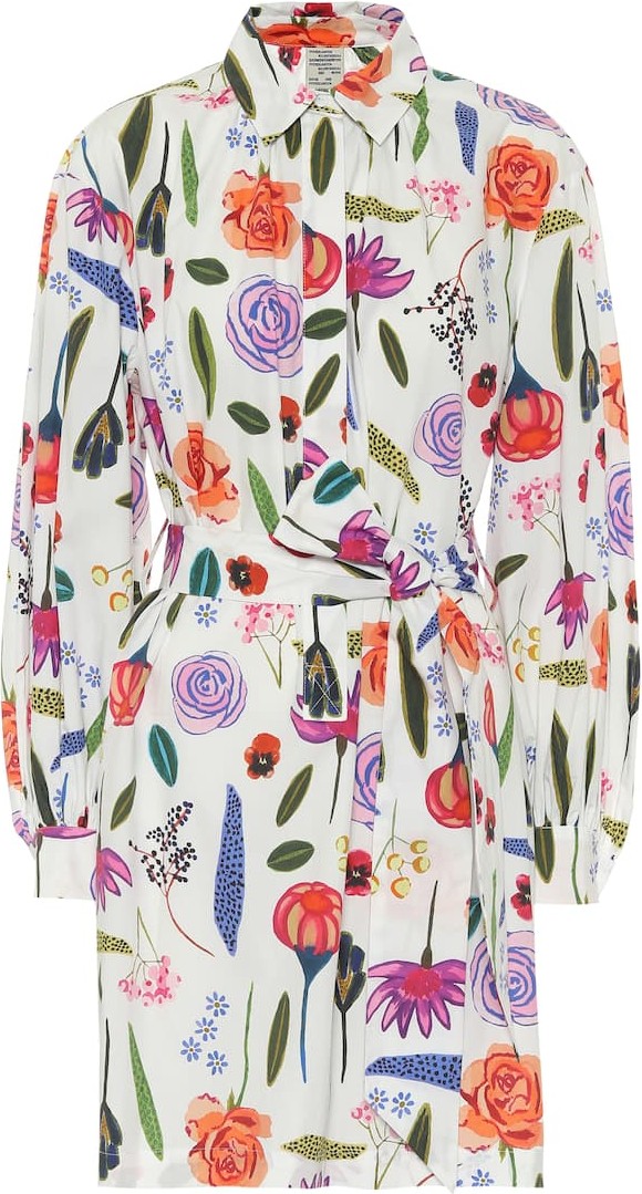 Baum und Pferdgarten Aubree floral cotton shirt dress