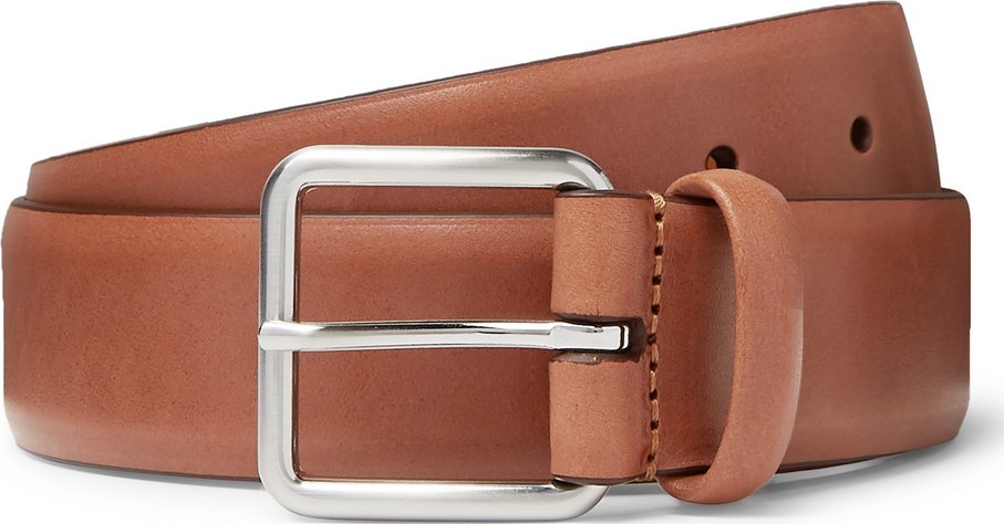 Anderson's 3.5cm Brown Leather Belt