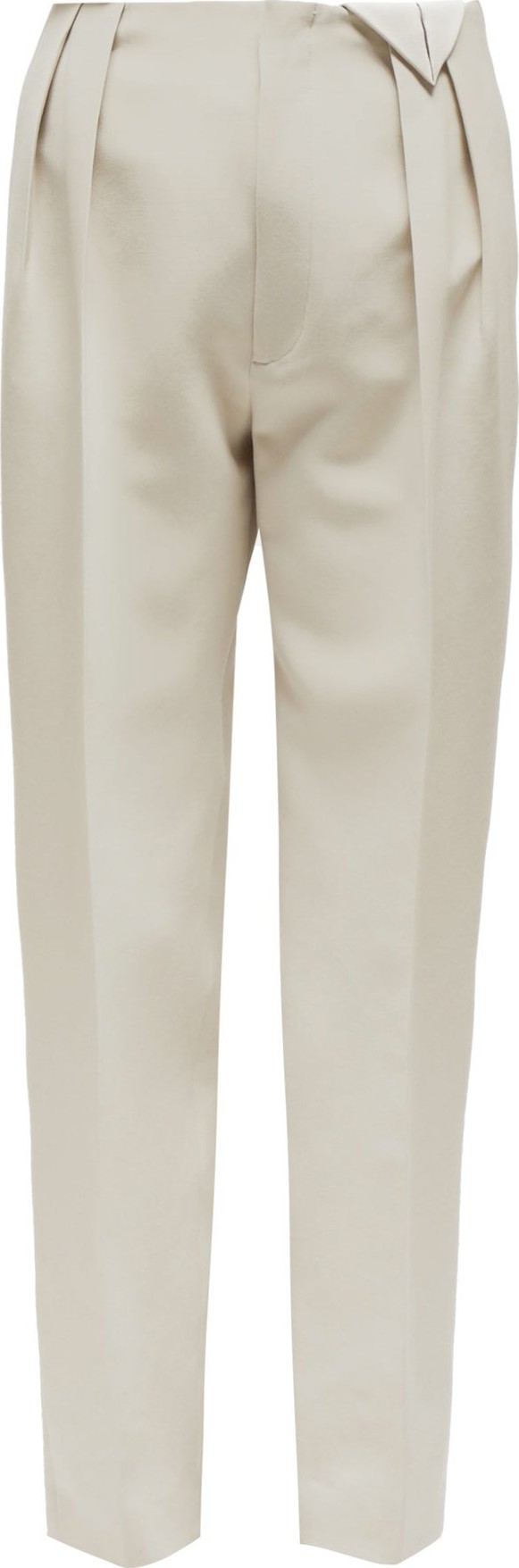 Bottega Veneta Tailored pleated faille trousers